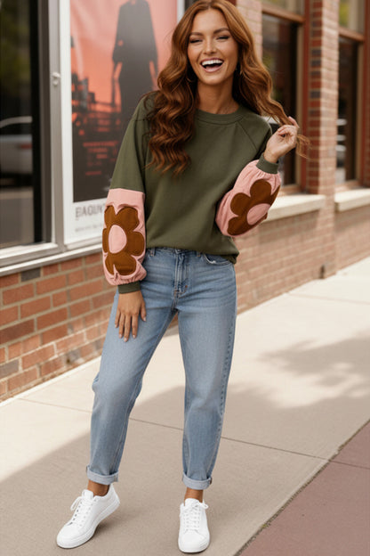 Sweetheart Sleeves Cozy Sweatshirt